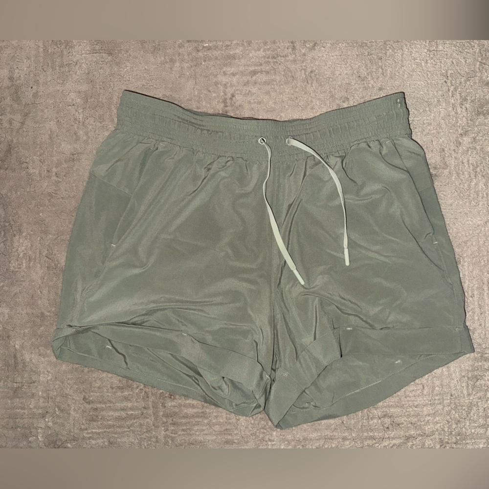 Light olive Lululemon Shorts